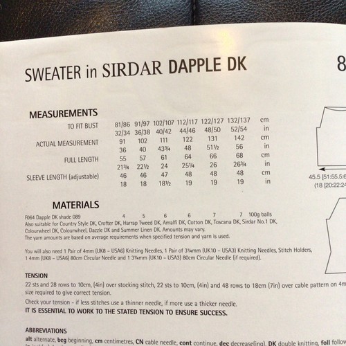 Sirdar Dapple D/K Ladies Sweater Knitting Pattern Size 32-54” 8155 - Picture 3 of 3