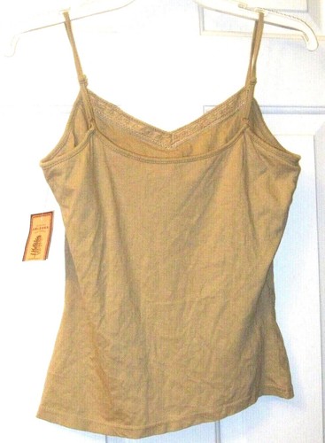 NWT GIRLS TAN LACE ARIZONA JEAN CO. CAMI TANK TOP SIZE M $17 - Picture 2 of 2