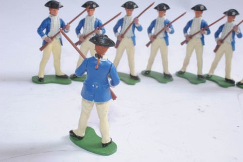 GRAN Bretaña swoppet guerra americana de INDEPENDENCIA SOLDADOS AMERICANOS MARCHANDO A - Imagen 3 de 4