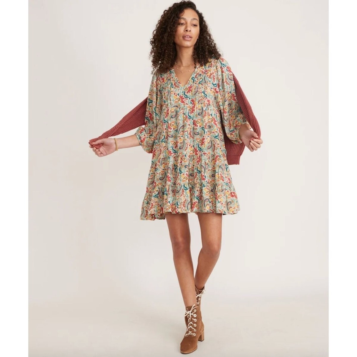 Marine Layer Scarlett Floral Bohemian Mini Dress Multi Paisley Womens Size XS | eBay Marine Layer Scarlett Floral Bohemian Mini Dress Multi Paisley Womens Size XS | eBay