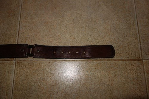 Dsquared² Runway SAIL Metal Signature Leather Belt Cintura M SS/07, THE RAREST - Picture 5 of 12