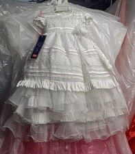 Christening, Baptism/Dedication/White Dress Infant/Toddler Sz 1