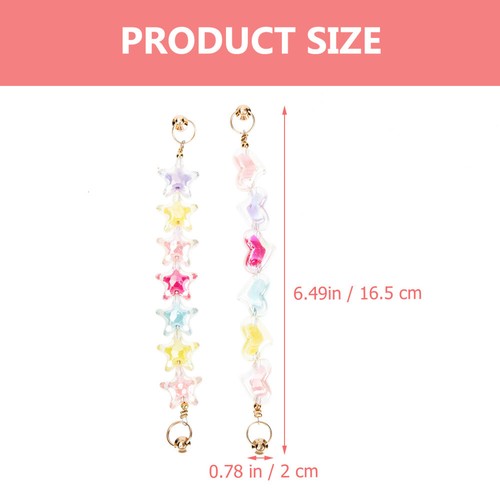 2 Pcs AB Farb Liebesarmband Handy-Kettenzubehör Zum Aufhängen Handtaschenkette - 第 6/12 張圖片