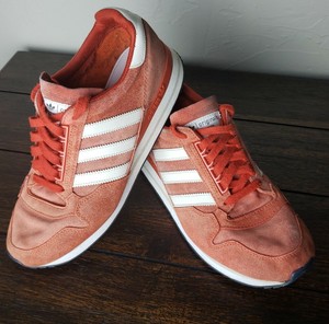 Adidas Originals 40 Years Of Trefoils Red Suede 3 Stripe Sneakers Running Shoes | eBay