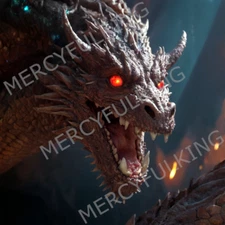 Dragon - Digital AI Art Image (4k HD) High Resolution Print Download