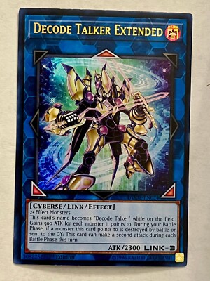 Decode Talker Extended DUDE-EN024 1st Ed Ultra Rare LP + 1 Free SR