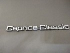 Chevrolet Caprice Classic Trunk Emblem Name Plate Badge Logo