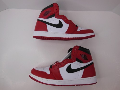 Air Jordan 1 Retro High OG Chicago 2015 - Taglia 12 - 555088 101 - Foto 3 di 16