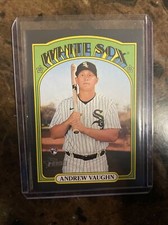 2021 Topps Heritage High Number Andrew Vaughn RC Black Border /50 Rookie