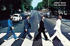 Laminated The Beatles Abbey Road Music Poster 24x36