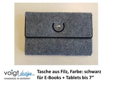 Tasche FILZ Tablet + E-Book 200-S für 7'' Acer Kindle Lenovo Samsung Tolino