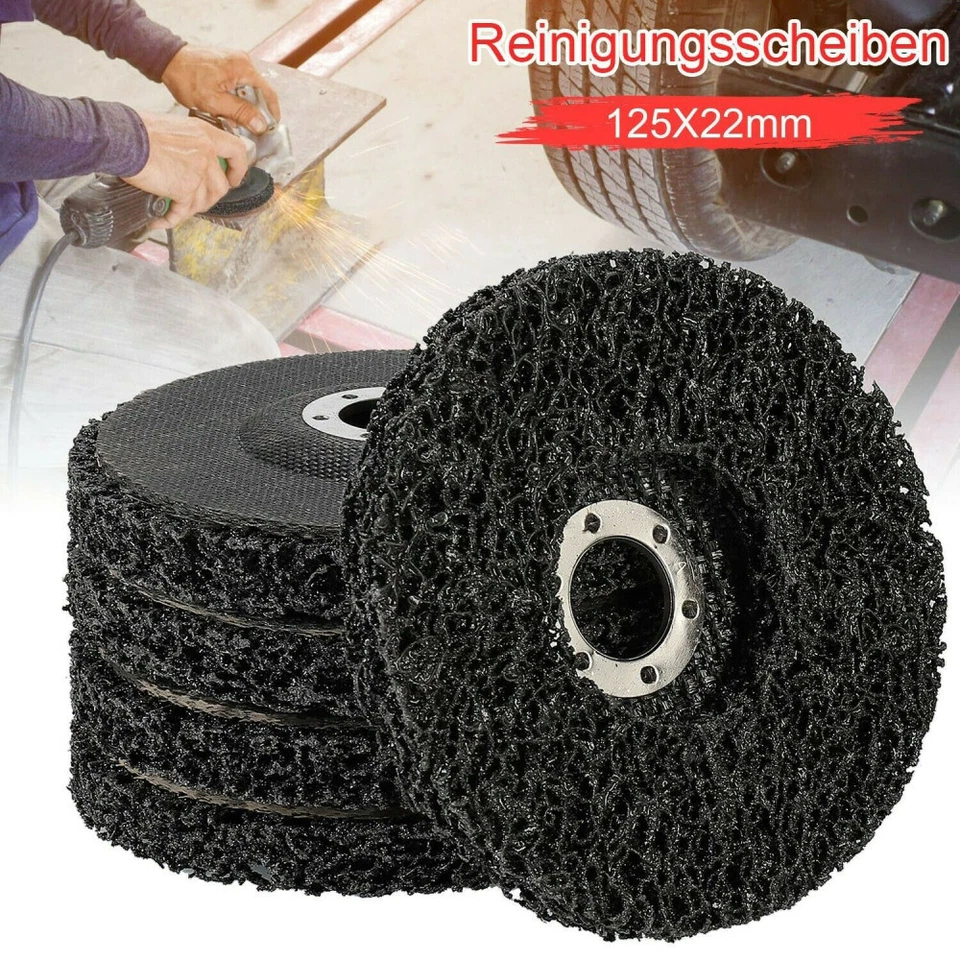 10x Rostio CSD Scheibe CBS Grob-Reinigungsscheibe Winkelschleifer 125mm Schwarz - Bild 2 von 4