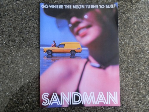 HOLDEN HZ SANDMAN BROCHURE