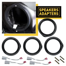 Fits Honda Speaker Adapters Bracket Harness Install Front Rear Door 6.5" (165mm)
