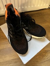 ADIDAS ULTRABOOST 20 RUNNING SHOES MENS - Black/Orange camo - UK 9.5 - EU 43.5