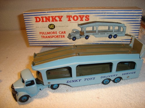 DINKY TOYS 582 PULLMORE CAR TRANSPORTER V DARK GREY DECKS VNM BOXED RARE SELTEN | eBay