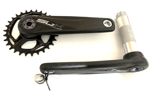 Guarnitura carbonio FSA SL-K modulare DM 1X 30 denti BB392EVO 11spd 175 mm NUOVA - Foto 1 di 13