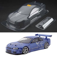 HPI Racing 7427 Nissan Skyline R34 GT-R Clear Body 200mm Sprint 2 / Drift / E10