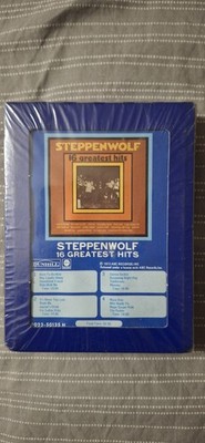Steppenwolf - 16 Greatest Hits 8 Track Tape Cartridge 1973 Music New Sealed