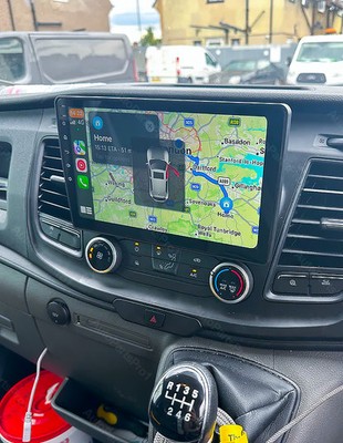10in For 2020-2024 Ford Transit Carplay Android 15 Car Radio Stereo GPS FM Navi