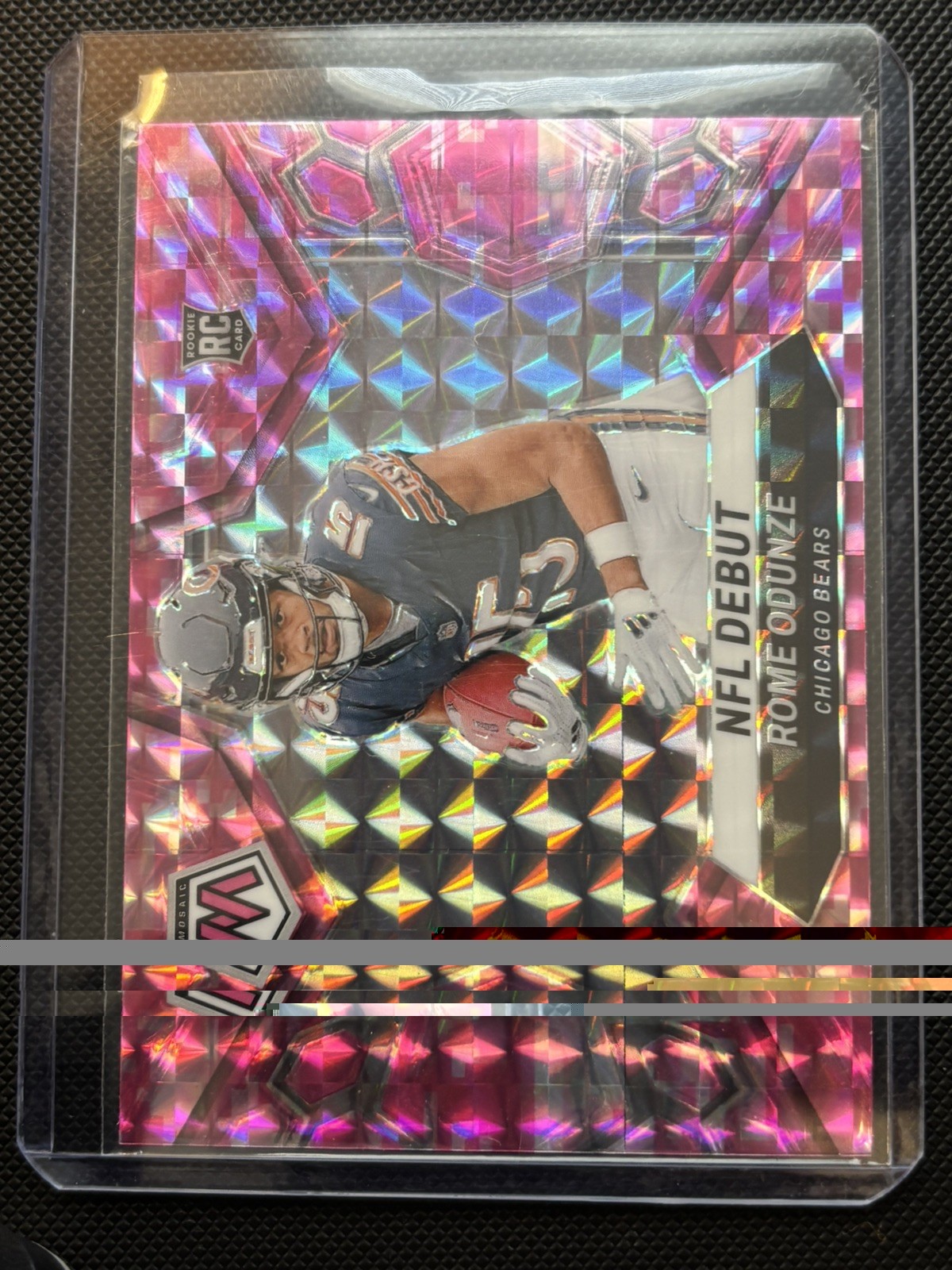 2024 Panini Mosaic - NFL Debut Rome Odunze #281 Camo Pink Mosaic Prizm (RC)