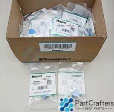 50pcs For Panduit NetKey NK688MBU Cat6 Keystone Jack Blue Module. Free shipping!