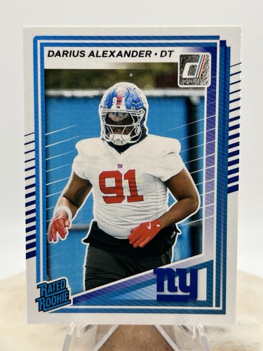 2025 Donruss Darius Alexander RC Base #379 New York Giants Rookie