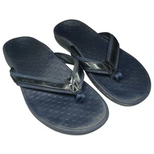 Vionic Tide II Toe Post Sandals Flip Flops Womens Size 9 Blue Outdoor Beach Pool