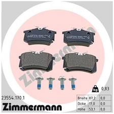 Satz Bremsbeläge Bremsklötze hinten für Seat Leon 1M1 1P1 5F1 KL1 KL8 | 24280