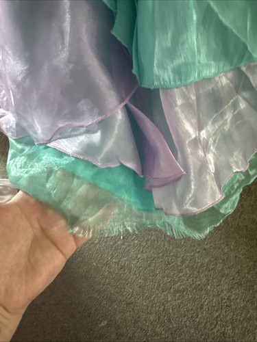 Disney Store Ariel La Sirenetta Costume Vestito Fantasia 5/6 - Foto 2 di 2