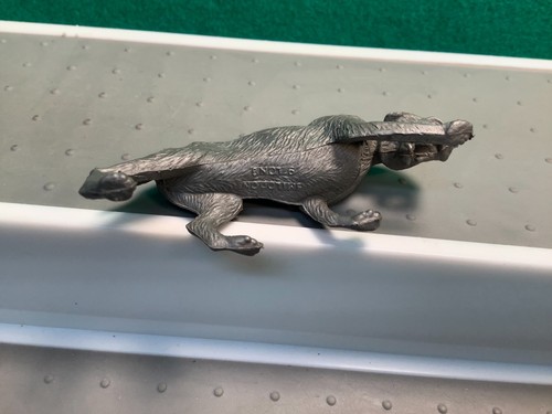 Marx Smilodon Dark Gray Plastic Prehistoric Mammal Playset Dinosaur Vtg 1960s - Picture 3 of 3