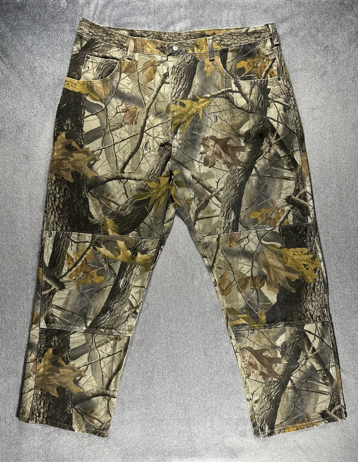 Pantalon camouflage Wrangler 40 x 30 RealTree vêtements de travail chasse outdoor jeans hommes États Unis