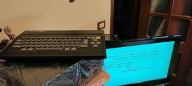 SEGA SC-3000 Vintage Computer with Box and Manual Accessories Cables Cartridges