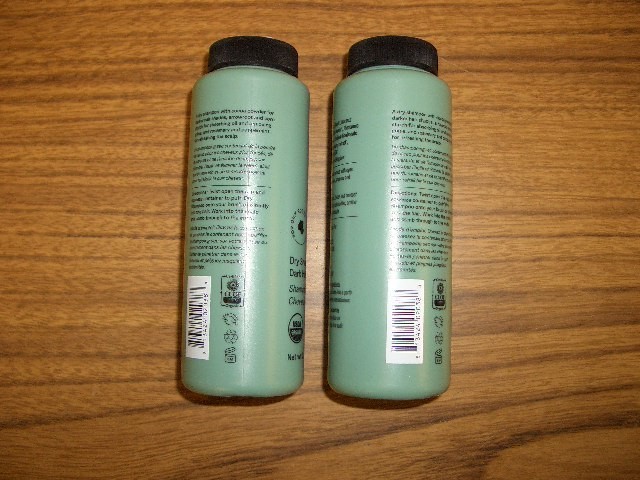 2-Acure Dry Shampoo Powder Dark Hair  1.7 oz each