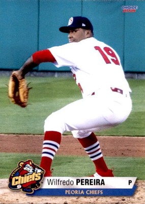 2021 Peoria Chiefs Choice #19 Wilfredo Pereira Puerto Armuellas Panama Card