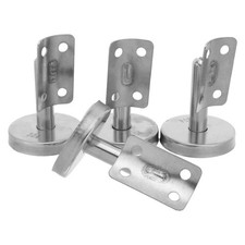  4 PCS Wall Mounted Stair Rail Support Indoor Outdoor Railing Hardware