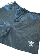 Adidas Vintage Herren Shorts Glanz Nylon Gr. L D7 Sprinter kurze Hose 90s 132