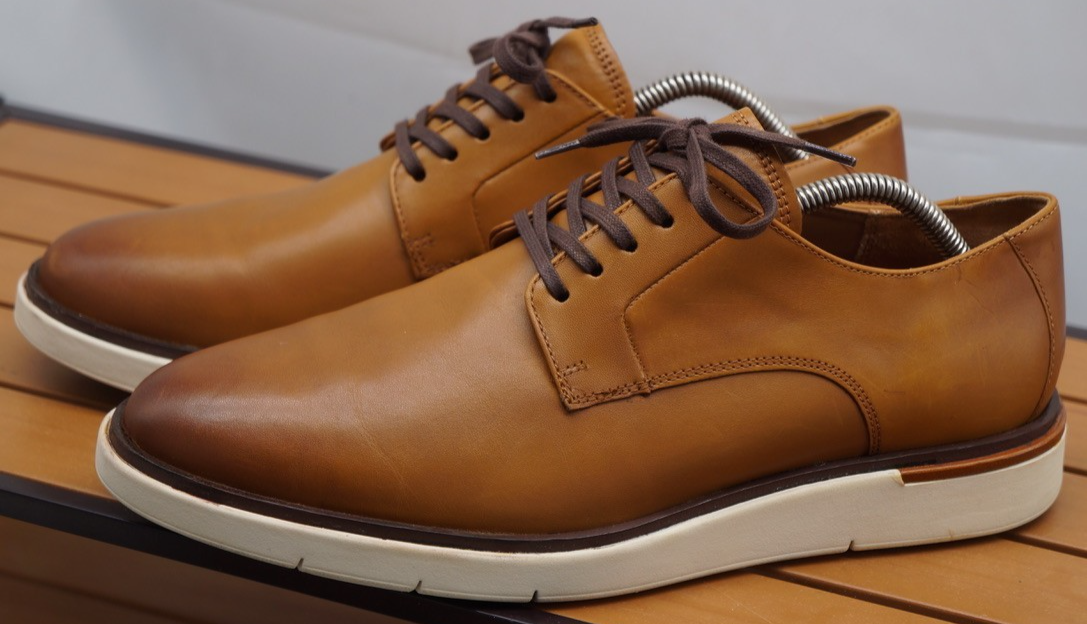 SAOLA Allen Edmonds "CARSON" Uomo Pelle IBRIDO STRINGATO Derby 10 D Peperoncino