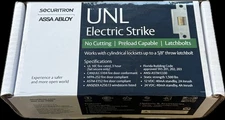 Brand New-Securitron UNL-24 UnLatch Strike for Cylindrical Locks 24V Assa Abloy
