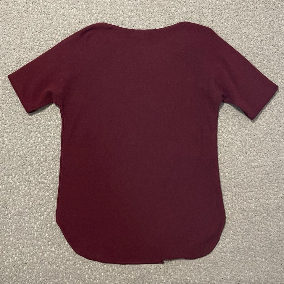 Suéter Charter Club Mujer S Rojo Cachemira Lujo Manga Larga Pullover Foto 4 de 4