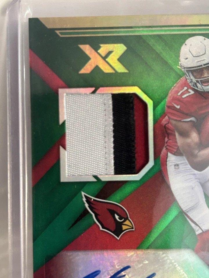 2019 Panini Xr Green RPA Rookie 3 Color Patch Autograph 1/5 Hakeem Butler RSA 26 - Image 4 of 4