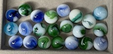 Lot Of 22 Jabo Marbles 5/8  NM To Mint