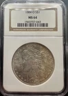 1884-O Morgan Silver Dollar NGC MS64