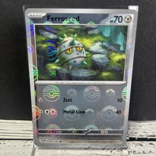 Pokemon TCG - Ferroseed 068/086 Poke Ball Pattern SV: White Flare