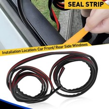 4M Car Door Window V-Shape Edge Moulding Trim Weatherstrip Seal Strip Rubber