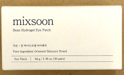Mixsoon Bean Hydrogel Eye Patch 30 Pairs  Augenklappe 30 Paare 84g NEU & OVP