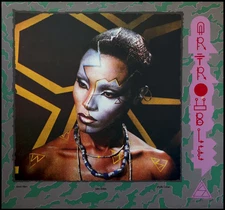 🔥 RARE Vintage 1980 OG Punk ARTROUBLE New Wave HOLLYWOOD Music Album Lithograph