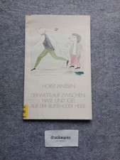 Der Wettlauf zwischen Hase und Igel auf der Buxtehuder Heide. Janssen, Horst:
