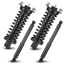 Front and Rear Complete Strut Assembly w/Coil Spring Shock Absorber Fit for D...