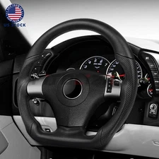 US Stock Nappa Leather Replacement Steering Wheel For Chevy Corvette C6 06-11